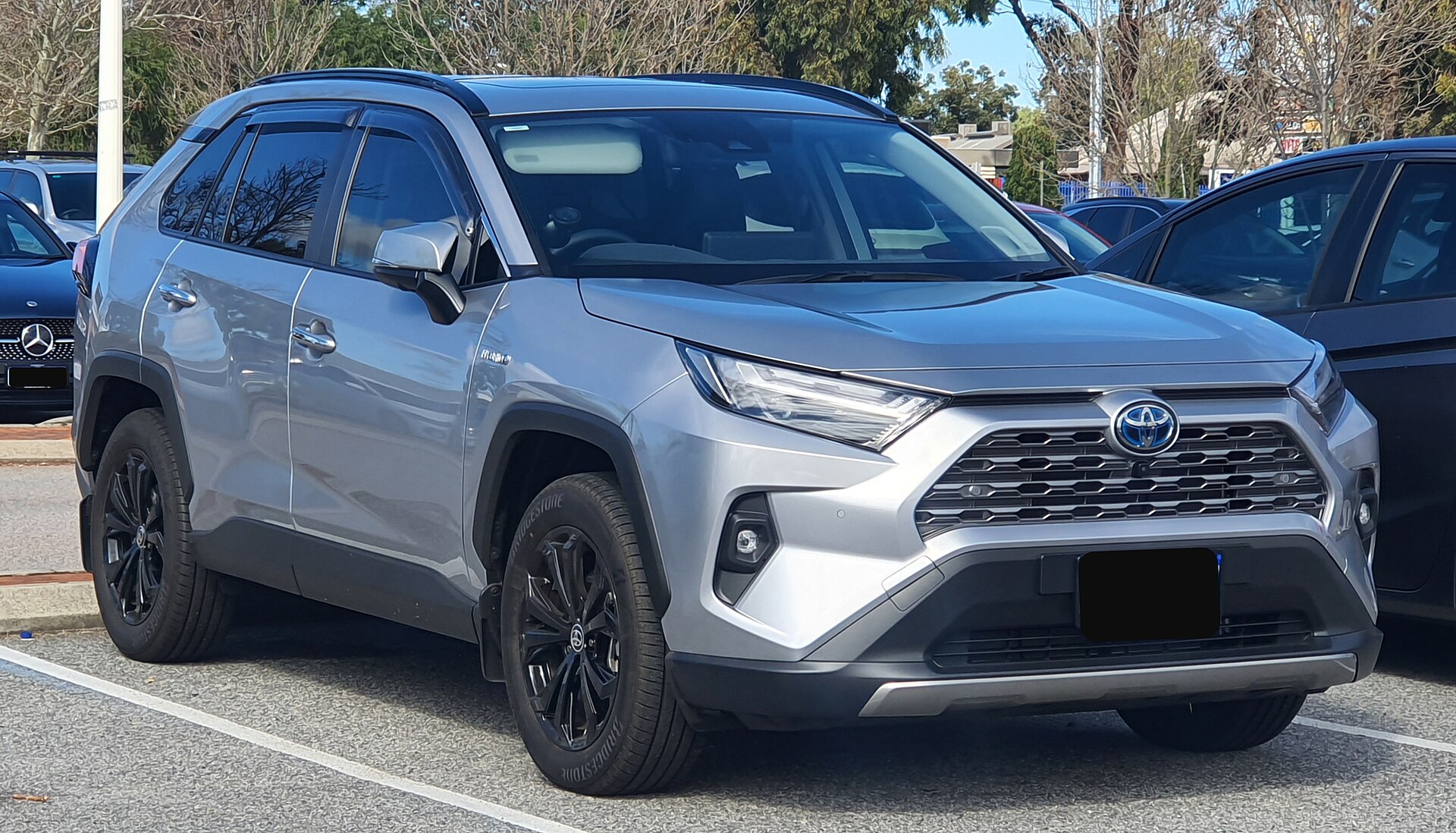 Toyota RAV4 Hybrid SUV, front three-quarter view